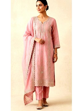 TISSUE EMBROIDERY SUIT