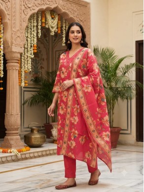 COTTON READYMADE SUIT M-84