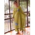 Linen Cotton Embroidered Unstitched Suit-14