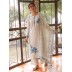 Linen Cotton Embroidered Unstitched Suit-14