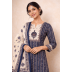 Maheshwari Silk Embroidered Unstitched Suit-20